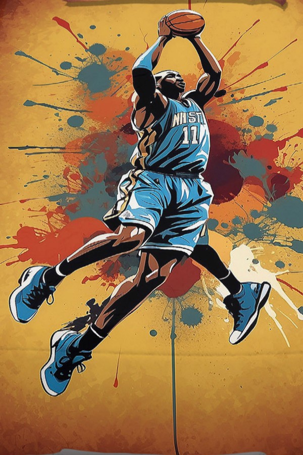 Basketbol Oyuncu Desenli Erkek Çocuk Tek Kişilik Yastıklı Lastikli Çarşaf Takımı 100x200cm Basketbol Oyuncu Desenli Erkek Çocuk Tek Kişilik Yastıklı Lastikli Çarşaf Takımı 100x200cm