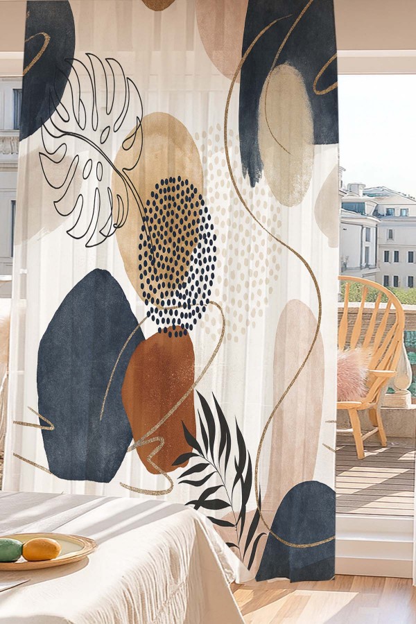 Gri Kahve Minimal Desenli Dijital Baskı Fon Perde Salon Mutfak Yatak Odası 140x260cm Gri Kahve Minimal Desenli Dijital Baskı Fon Perde Salon Mutfak Yatak Odası 140x260cm