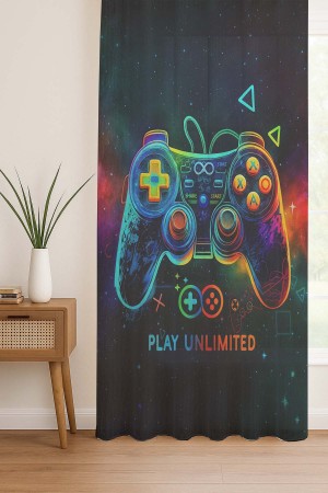 Oyun Konsol Joystick Gamer Desenli Dijital Baskı Fon Perde Salon Mutfak Yatak Odası 140x260cm Oyun Konsol Joystick Gamer Desenli Dijital Baskı Fon Perde Salon Mutfak Yatak Odası 140x260cm