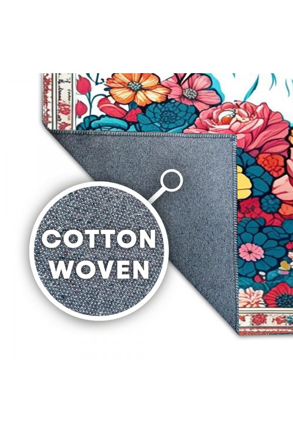 Unicorn Çocuk Desenli Dokuma Şönil Kilim Halı Yıkanabilir Salon Oturma Odası Çocuk Mutfak Halısı