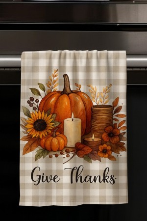 Sonbahar Bal Kabağı Desenli Dekoratif Yıkanabilir Pamuklu Mutfak Fırın El Havlusu Sonbahar Bal Kabağı Desenli Dekoratif Yıkanabilir Pamuklu Mutfak Fırın El Havlusu