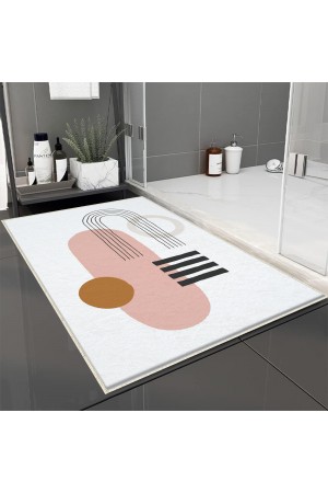 Kaktüs Desenli Tekli Banyo Paspas Halısı Kaymaz Yıkanabilir Kaktüs Desenli Tekli Banyo Paspas Halısı Kaymaz Yıkanabilir