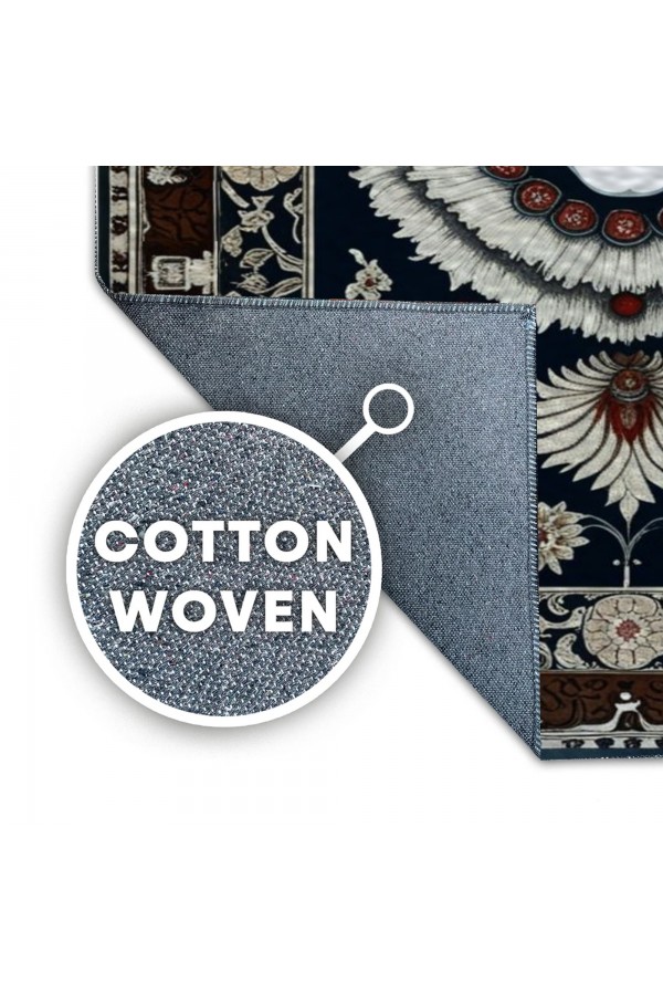 Gotik Korku Palyanço Desenli Dokuma Şönil Kilim Halı Yıkanabilir Salon Oturma Odası Mutfak Halısı