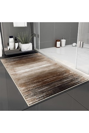 Renkli Üçgenler Desenli Tekli Banyo Paspas Halısı Kaymaz Yıkanabilir Renkli Üçgenler Desenli Tekli Banyo Paspas Halısı Kaymaz Yıkanabilir