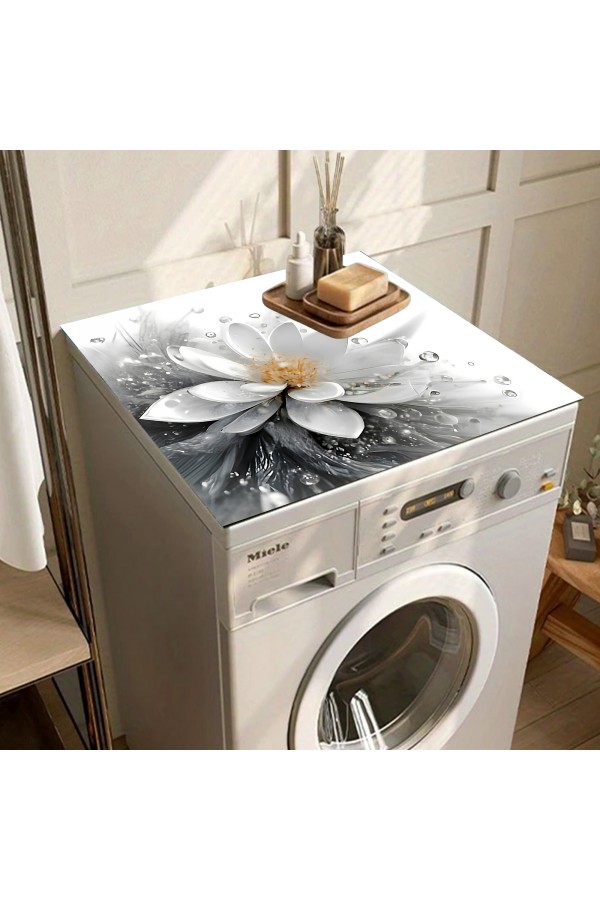 Çiçekler Çamaşır Makinesi Örtüsü Koruma Matı Sıvı Geçirmez Kaymaz Yıkanabilir Yns-108 Çiçekler Çamaşır Makinesi Örtüsü Koruma Matı Sıvı Geçirmez Kaymaz Yıkanabilir Yns-108