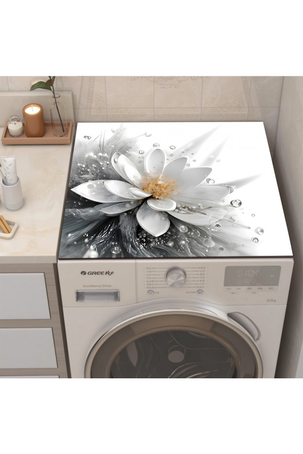 Çiçekler Çamaşır Makinesi Örtüsü Koruma Matı Sıvı Geçirmez Kaymaz Yıkanabilir Yns-108 Çiçekler Çamaşır Makinesi Örtüsü Koruma Matı Sıvı Geçirmez Kaymaz Yıkanabilir Yns-108