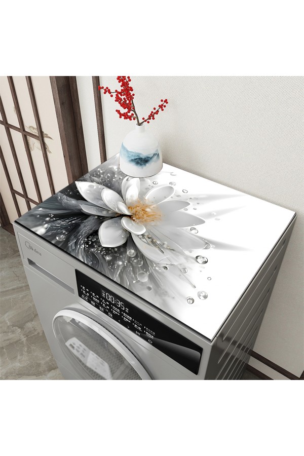 Çiçekler Çamaşır Makinesi Örtüsü Koruma Matı Sıvı Geçirmez Kaymaz Yıkanabilir Yns-108 Çiçekler Çamaşır Makinesi Örtüsü Koruma Matı Sıvı Geçirmez Kaymaz Yıkanabilir Yns-108