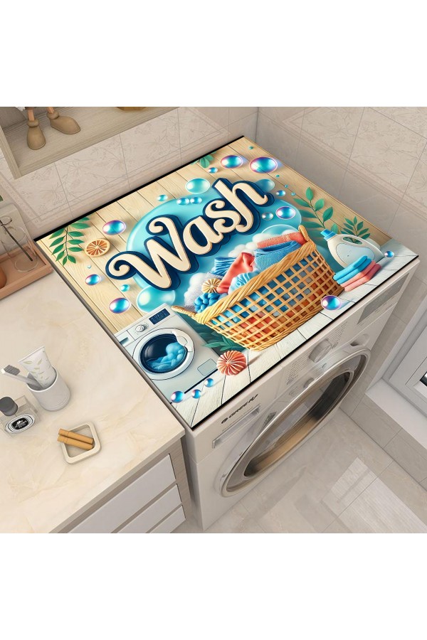 Wash Çamaşır Makinesi Örtüsü Koruma Matı Sıvı Geçirmez Kaymaz Yıkanabilir Yns-100 Wash Çamaşır Makinesi Örtüsü Koruma Matı Sıvı Geçirmez Kaymaz Yıkanabilir Yns-100
