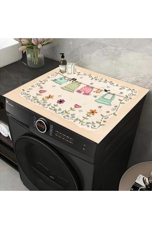 Laundry Çamaşır Makinesi Örtüsü Koruma Matı Sıvı Geçirmez Kaymaz Yıkanabilir Yns-109 Laundry Çamaşır Makinesi Örtüsü Koruma Matı Sıvı Geçirmez Kaymaz Yıkanabilir Yns-109