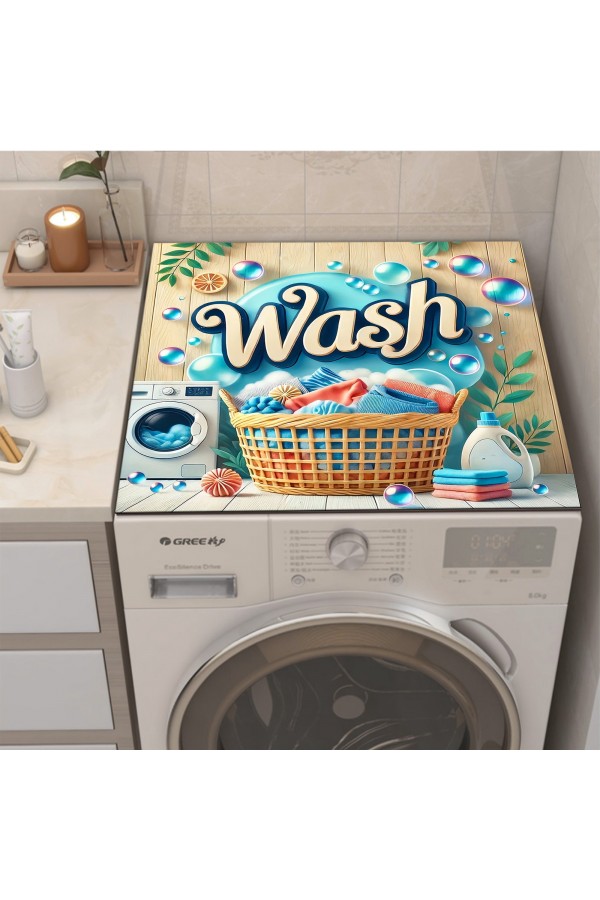 Wash Çamaşır Makinesi Örtüsü Koruma Matı Sıvı Geçirmez Kaymaz Yıkanabilir Yns-100 Wash Çamaşır Makinesi Örtüsü Koruma Matı Sıvı Geçirmez Kaymaz Yıkanabilir Yns-100