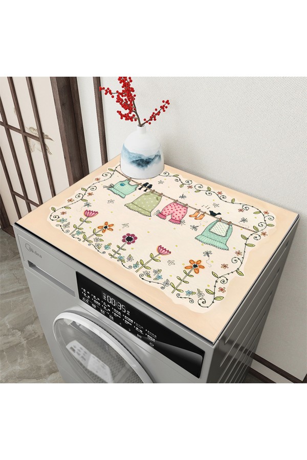 Laundry Çamaşır Makinesi Örtüsü Koruma Matı Sıvı Geçirmez Kaymaz Yıkanabilir Yns-109 Laundry Çamaşır Makinesi Örtüsü Koruma Matı Sıvı Geçirmez Kaymaz Yıkanabilir Yns-109