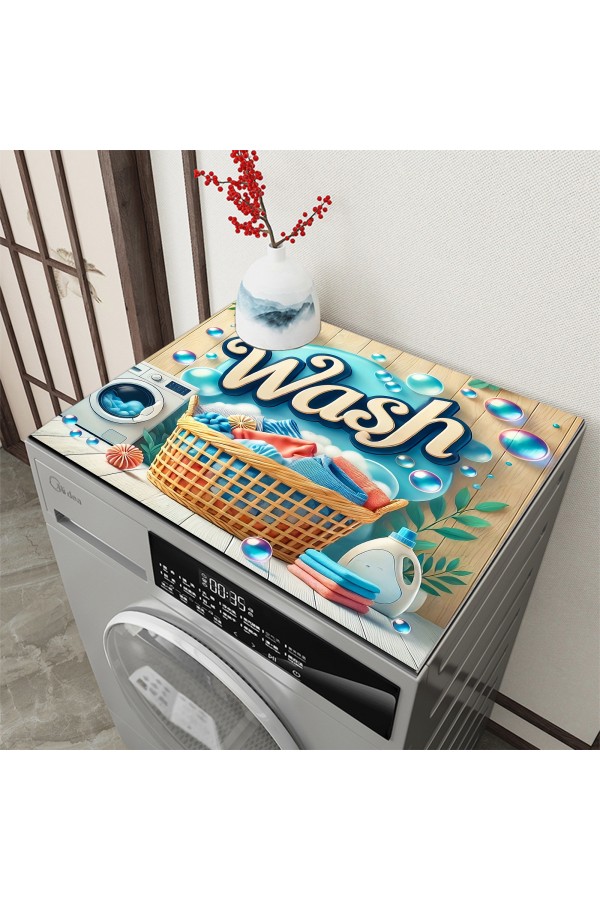 Wash Çamaşır Makinesi Örtüsü Koruma Matı Sıvı Geçirmez Kaymaz Yıkanabilir Yns-100 Wash Çamaşır Makinesi Örtüsü Koruma Matı Sıvı Geçirmez Kaymaz Yıkanabilir Yns-100