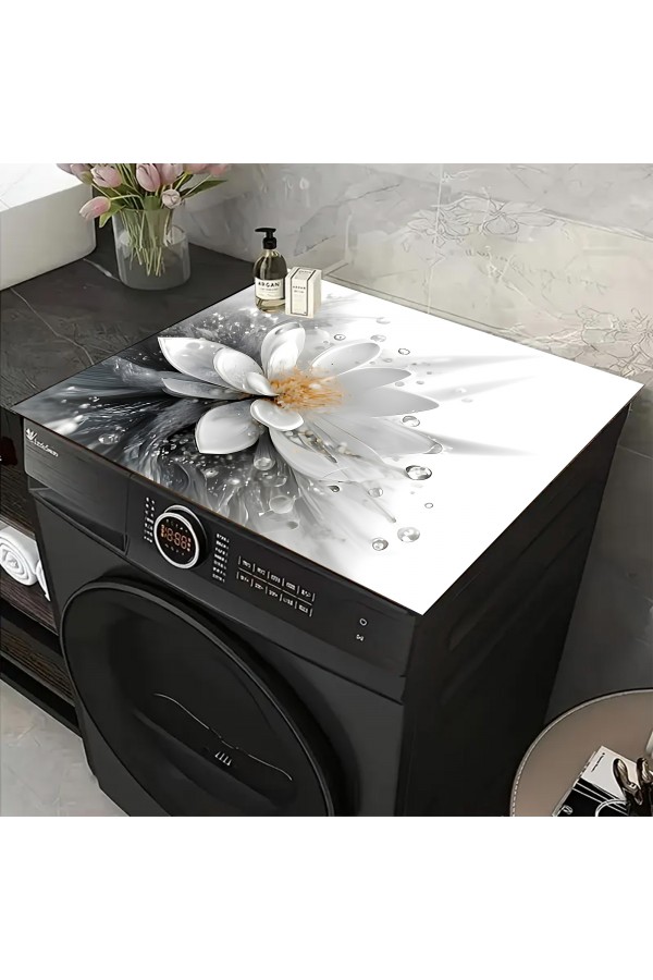 Çiçekler Çamaşır Makinesi Örtüsü Koruma Matı Sıvı Geçirmez Kaymaz Yıkanabilir Yns-108 Çiçekler Çamaşır Makinesi Örtüsü Koruma Matı Sıvı Geçirmez Kaymaz Yıkanabilir Yns-108