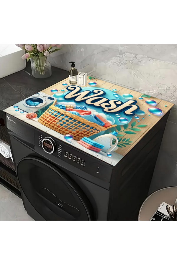 Wash Çamaşır Makinesi Örtüsü Koruma Matı Sıvı Geçirmez Kaymaz Yıkanabilir Yns-100 Wash Çamaşır Makinesi Örtüsü Koruma Matı Sıvı Geçirmez Kaymaz Yıkanabilir Yns-100