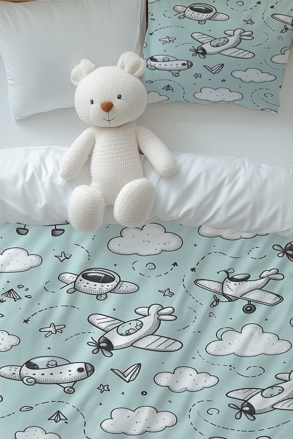 Boho Gökkuşağı Desenli Kız Çocuk Tek Kişilik Nevresim Takımı Yastık Kılıflı Boho Gökkuşağı Desenli Kız Çocuk Tek Kişilik Nevresim Takımı Yastık Kılıflı