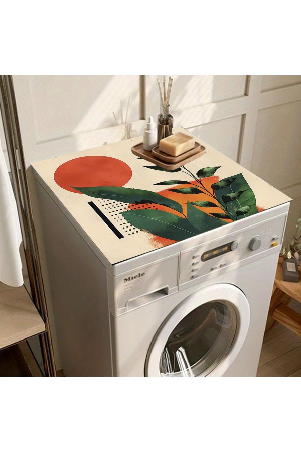 Minimal Çamaşır Makinesi Örtüsü Koruma Matı Sıvı Geçirmez Kaymaz Yıkanabilir Yns-123 Minimal Çamaşır Makinesi Örtüsü Koruma Matı Sıvı Geçirmez Kaymaz Yıkanabilir Yns-123