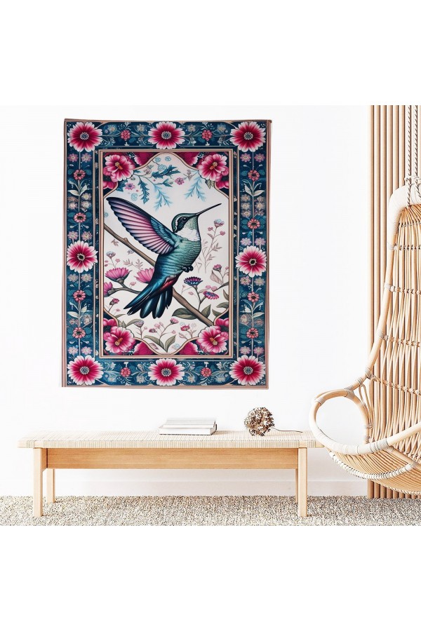Bal Kuşu Hayvan Desenli Duvar Örtüsü Duvar Halısı Wall Tapestry Bal Kuşu Hayvan Desenli Duvar Örtüsü Duvar Halısı Wall Tapestry
