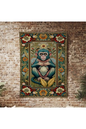 Sevimli Maymun Hayvan Desenli Duvar Örtüsü Duvar Halısı Wall Tapestry Sevimli Maymun Hayvan Desenli Duvar Örtüsü Duvar Halısı Wall Tapestry