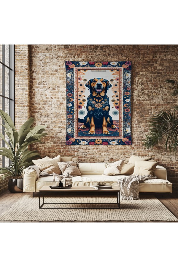 Sevimli Köpek Hayvan Desenli Duvar Örtüsü Duvar Halısı Wall Tapestry Sevimli Köpek Hayvan Desenli Duvar Örtüsü Duvar Halısı Wall Tapestry
