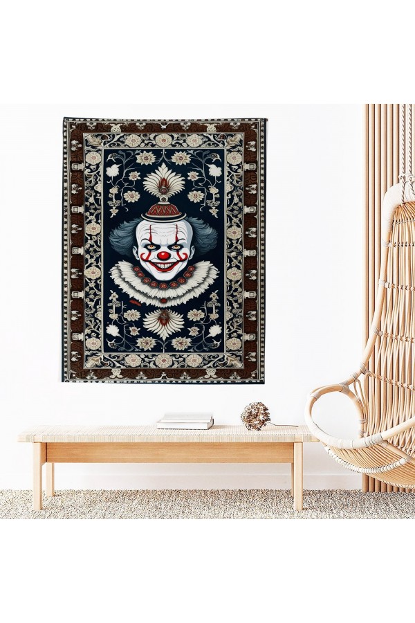 Korkunc Palyanço Desenli Duvar Örtüsü Duvar Halısı Wall Tapestry Korkunc Palyanço Desenli Duvar Örtüsü Duvar Halısı Wall Tapestry