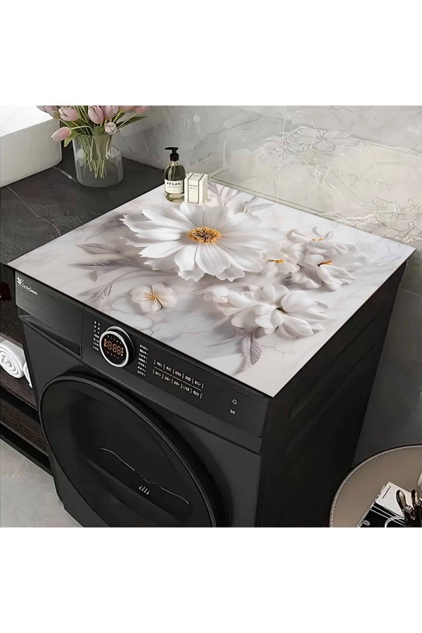 Kurutmalık Çamaşır Makinesi Örtüsü Koruma Matı Sıvı Geçirmez Kaymaz Yıkanabilir Kurutmalık Çamaşır Makinesi Örtüsü Koruma Matı Sıvı Geçirmez Kaymaz Yıkanabilir