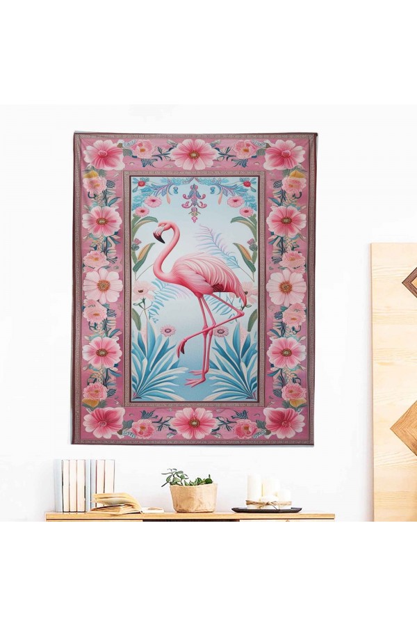 Pembe Flamingo Hayvan Desenli Duvar Örtüsü Duvar Halısı Wall Tapestry Pembe Flamingo Hayvan Desenli Duvar Örtüsü Duvar Halısı Wall Tapestry