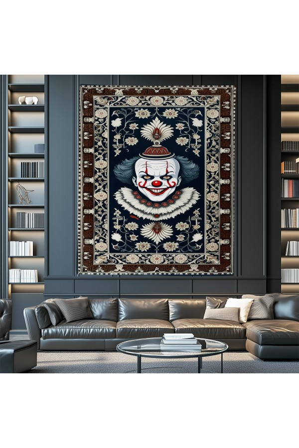 Korkunc Palyanço Desenli Duvar Örtüsü Duvar Halısı Wall Tapestry Korkunc Palyanço Desenli Duvar Örtüsü Duvar Halısı Wall Tapestry