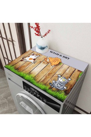 Kurutmalık Çamaşır Makinesi Örtüsü Koruma Matı Sıvı Geçirmez Kaymaz Yıkanabilir Kurutmalık Çamaşır Makinesi Örtüsü Koruma Matı Sıvı Geçirmez Kaymaz Yıkanabilir