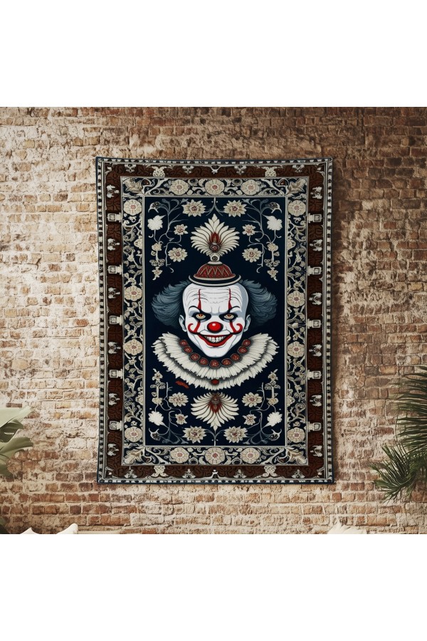 Korkunc Palyanço Desenli Duvar Örtüsü Duvar Halısı Wall Tapestry Korkunc Palyanço Desenli Duvar Örtüsü Duvar Halısı Wall Tapestry