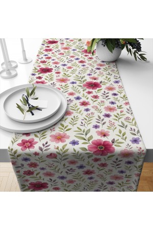 Kır Çiçekleri Desenli Dijital Baskı Yıkanabilir Dekoratif Runner 40x140cm Kır Çiçekleri Desenli Dijital Baskı Yıkanabilir Dekoratif Runner 40x140cm