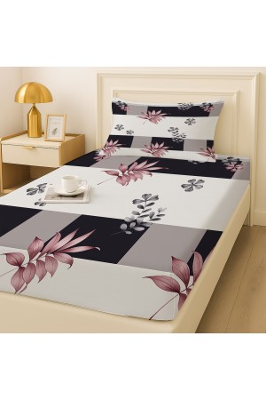 Geometrik Çiçek Desenli Lastikli Tek Kişilik Çarşaf Takımı Yastık Kılıflı 100x200cm Geometrik Çiçek Desenli Lastikli Tek Kişilik Çarşaf Takımı Yastık Kılıflı 100x200cm