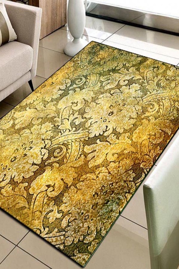 Else Hali Retro Sari 3D Modern Dekoratif 3D Salon Halilari Else Hali Retro Sari 3D Modern Dekoratif 3D Salon Halilari