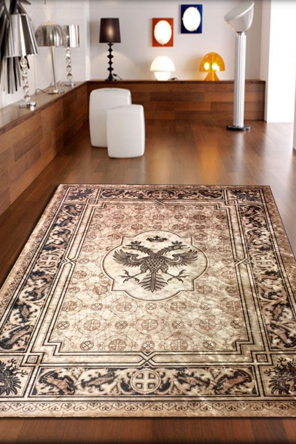 Else 3 Boyutlu Vintage Kartal Renkli Dekoratif 3D Modern Halilar Else 3 Boyutlu Vintage Kartal Renkli Dekoratif 3D Modern Halilar