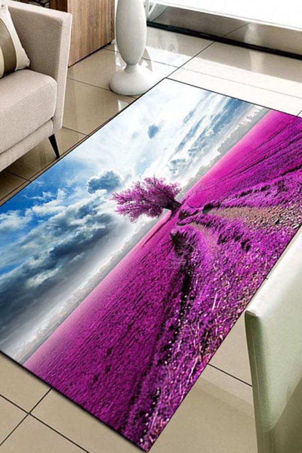 Else Hali Morlu Cicekler 3D Modern Dekoratif 3D Salon Halilari Else Hali Morlu Cicekler 3D Modern Dekoratif 3D Salon Halilari
