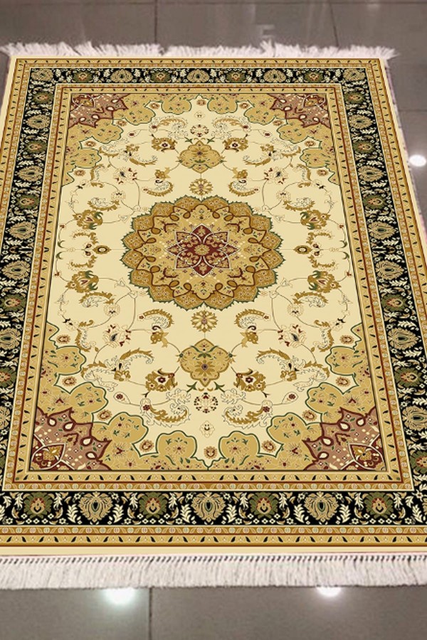 Else Etnik Osmanli Dekoratif Modern 3D Dokuma Şönil Hali