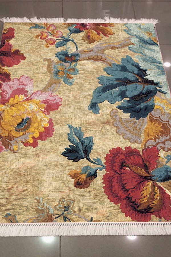 Else Vintage Osmanli Dekoratif Modern 3D Dokuma Şönil Hali Else Vintage Osmanli Dekoratif Modern 3D Dokuma Şönil Hali