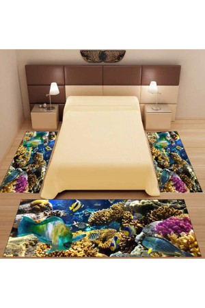 3Lu Set Else 3 Boyutlu Balikli Yatak Odasi Halisi 3 Lü Seti 3Lu Set Else 3 Boyutlu Balikli Yatak Odasi Halisi 3 Lü Seti