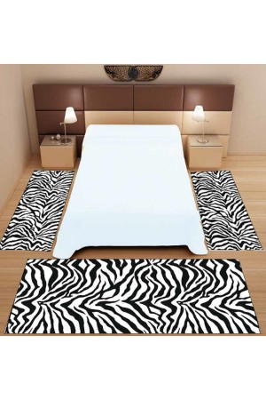 3Lu Set Else 3 Boyutlu Zebra Yatak Odasi Halisi 3 Lü Seti 3Lu Set Else 3 Boyutlu Zebra Yatak Odasi Halisi 3 Lü Seti