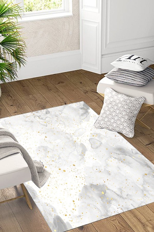 Else Gri Sari Bulut Düz Renk Desenli Modern Salon Halisi Else Gri Sari Bulut Düz Renk Desenli Modern Salon Halisi