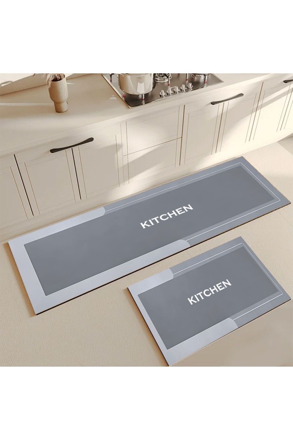Else Dekoratif Kaymaz Taban Yıkanabilir Tezgah Önü Yolluk Paspas Mutfak Halısı 140x60 / 40x60cm Else Dekoratif Kaymaz Taban Yıkanabilir Tezgah Önü Yolluk Paspas Mutfak Halısı 140x60 / 40x60cm