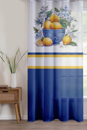 Vintage Limonlar Desenli Baskılı Dekoratif Salon Mutfak Tül Perde 140x260cm Vintage Limonlar Desenli Baskılı Dekoratif Salon Mutfak Tül Perde 140x260cm