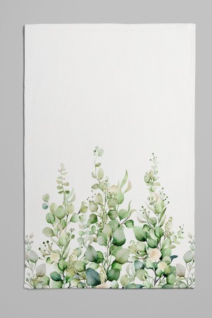 Yeşil Okaliptus Sarmaşık Desenli Baskılı Dekoratif Yastıklı Pike Takımı 200x220 cm Yeşil Okaliptus Sarmaşık Desenli Baskılı Dekoratif Yastıklı Pike Takımı 200x220 cm