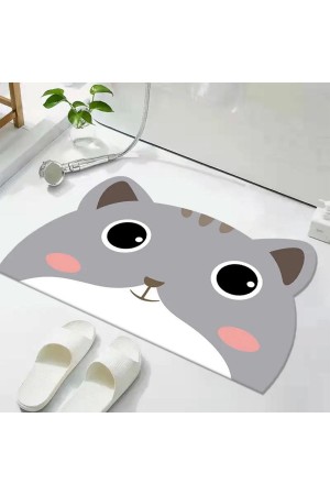 Else Kedili Su Emici Duş Önü Banyo Paspası Klozet Tek Parça Hayvanlı Banyo Halısı Else Kedili Su Emici Duş Önü Banyo Paspası Klozet Tek Parça Hayvanlı Banyo Halısı