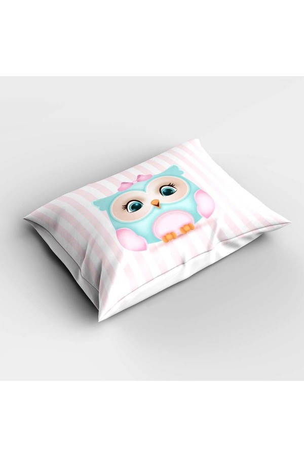 Sevimli Baykuşlu Desenli Çocuk Ve Bebek Odası Dekoratif Yatak Örtüsü Sevimli Baykuşlu Desenli Çocuk Ve Bebek Odası Dekoratif Yatak Örtüsü