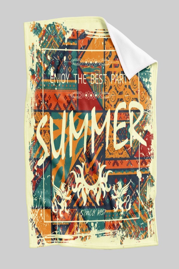 Desenli Hafif Ve Hızlı Kuruyan Su Emici Mikrofiber Plaj Havlusu 75x150 cm DSN13 Desenli Hafif Ve Hızlı Kuruyan Su Emici Mikrofiber Plaj Havlusu 75x150 cm DSN13