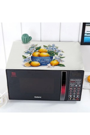 Vintage Limonlar Desenli Dekoratif Mikrodalga Fırın Örtüsü 35x100cm Vintage Limonlar Desenli Dekoratif Mikrodalga Fırın Örtüsü 35x100cm