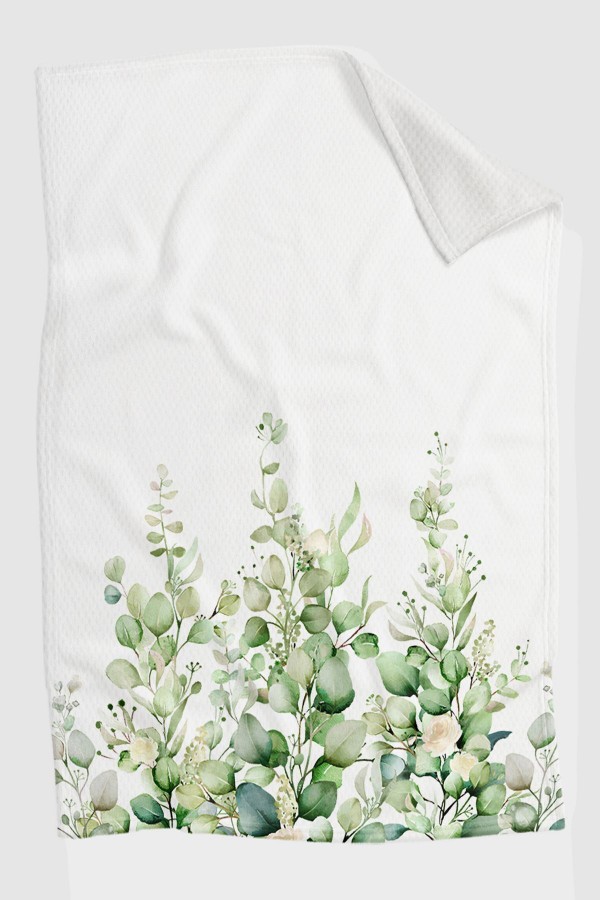 Yeşil Okaliptus Sarmaşık Desenli Baskılı Dekoratif Yastıklı Pike Takımı 200x220 cm Yeşil Okaliptus Sarmaşık Desenli Baskılı Dekoratif Yastıklı Pike Takımı 200x220 cm