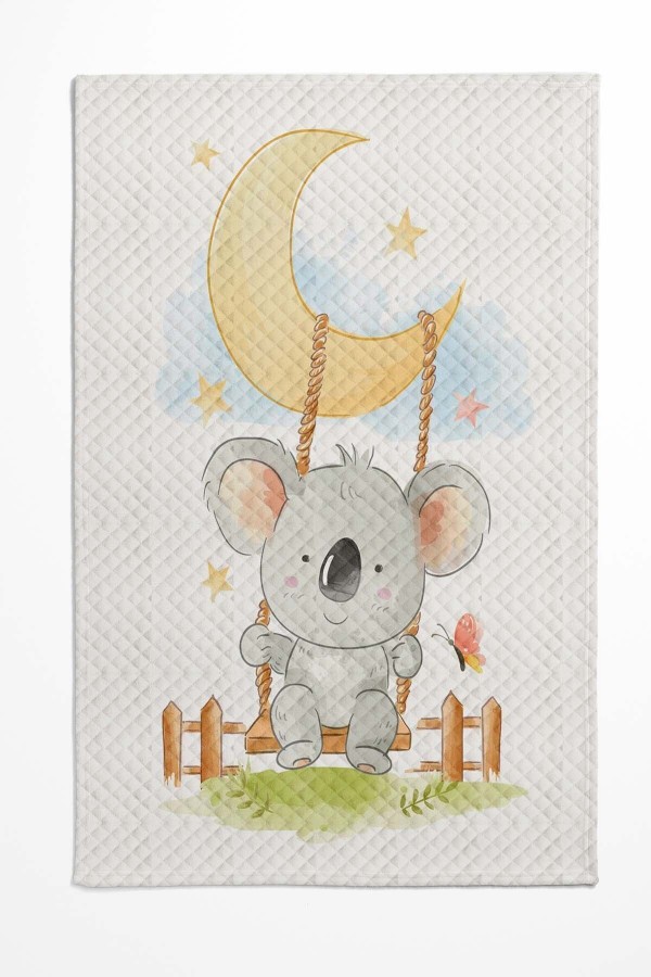 ElseSevimli Koala  Desenli Tek Kişilik Çocuk Pike Takımı