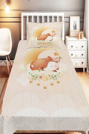 Mavi Gri Bohem Panda Desenli Tek Kişilik Çocuk Pike Takımı Mavi Gri Bohem Panda Desenli Tek Kişilik Çocuk Pike Takımı