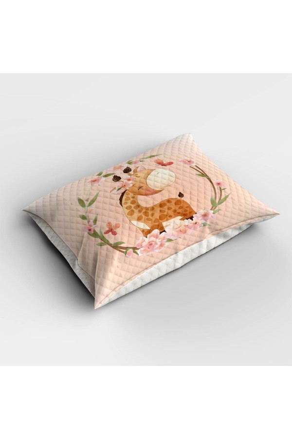 Ay Yıldız Uyuyan Tilkili Desenli Tek Kişilik Çocuk Pike Takımı Ay Yıldız Uyuyan Tilkili Desenli Tek Kişilik Çocuk Pike Takımı